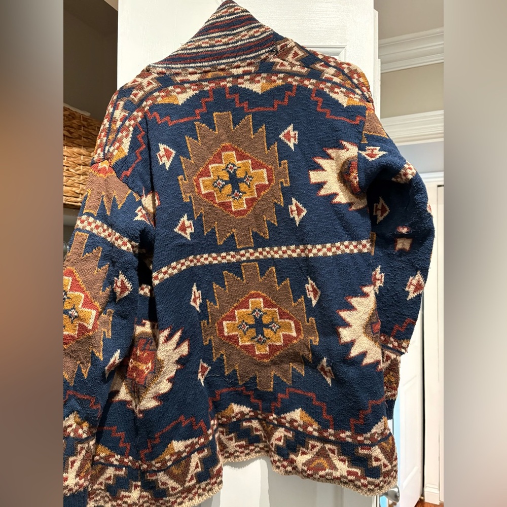 Faherty yellow tail cardigan. Used good/fair condition. Women’s small. - Picture 8 of 8